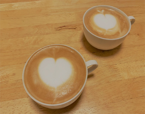 <苫小牧店>ラテアート