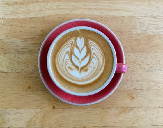 <苫小牧店>ラテアート⑨