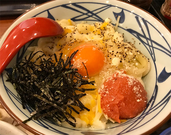 <苫小牧店>丸亀製麺で140円茶漬け♪