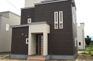 屋上庭園のある住宅