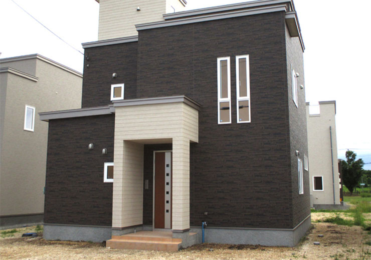 屋上庭園のある住宅