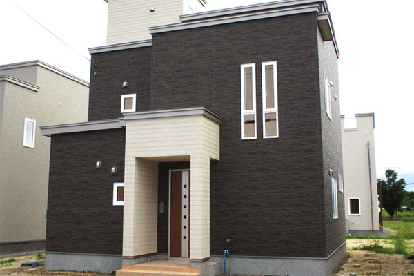 屋上庭園のある住宅