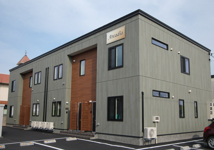 メゾネットタイプの集合住宅