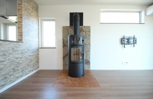 薪ストーブのあるお家